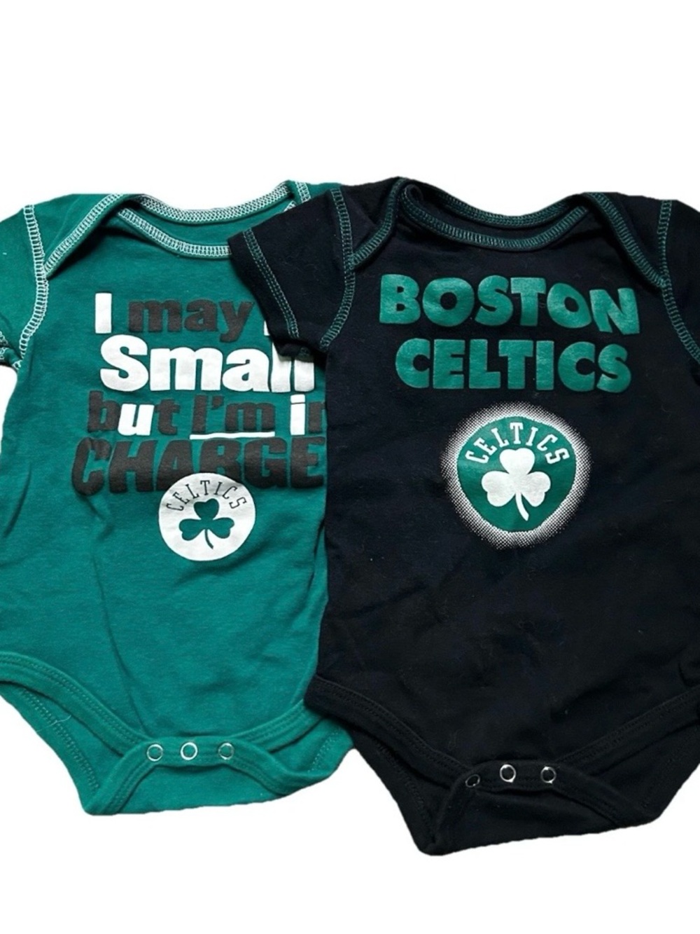 Baby NBA Boston Celtics Bodysuits Black Green Size 12 Months